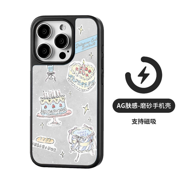 手機殼｜iPhone14pro手機殼蘋果16磁吸AG磨砂碳纖紋13/12Promax適用15「LR1386」25.04-2