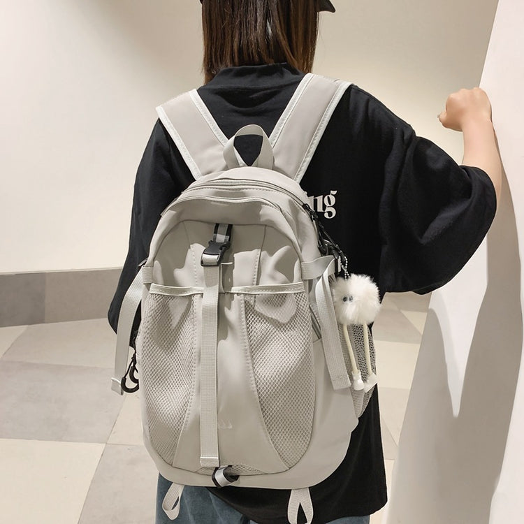 致青春 | 新款書包簡約韓系大容量男女背包電腦旅行初高中大學生雙肩包「1206-130」24.05-1